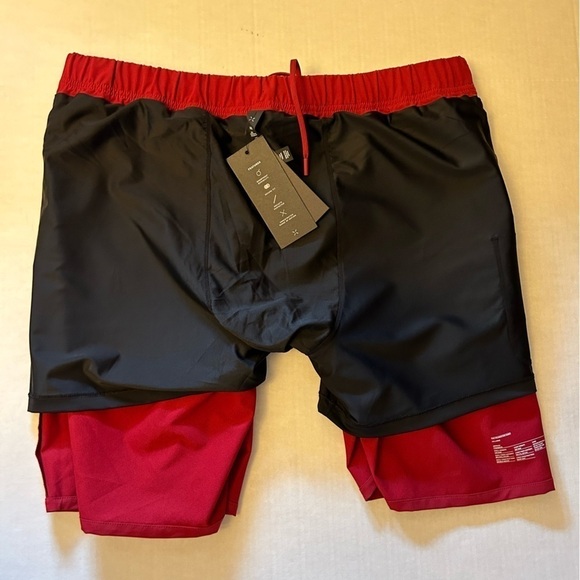 Ten Thousand 9”Foundation liner Brick Red mens shorts w/pockets NWT Sz-XXL. K6 - Picture 10 of 13